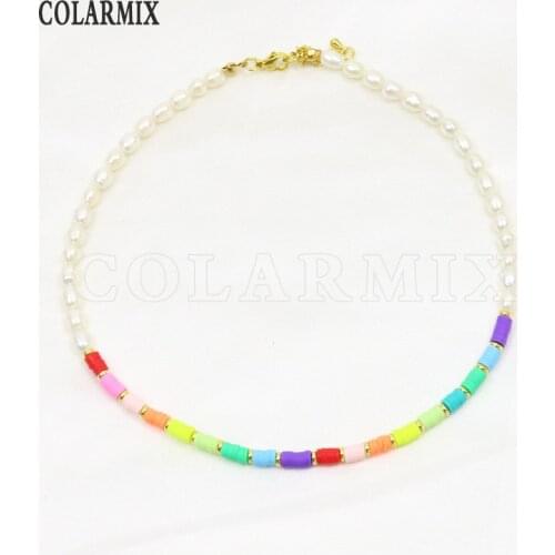 3 Strand Rainbow color Jewelry Necklace Fashion Jewelry Beaded strand Jewelry Accessories Jewelry Necklace Gift 9876