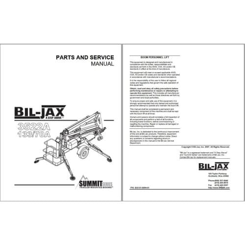 Haulotte Work Platforms [10.2020] Service, Maintenance & Operators Training & Spare Parts Manual DVD