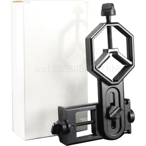 Adjustable Metal/ABS Phone Adapter Stand Holder Microscope Telescope Clip Mount