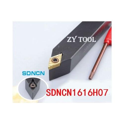 SDNCN1616H07 16*16mm Metal Lathe Cutting Tools Lathe Machine CNC Turning Tools External Turning Tool Holder S-Type SDNCN