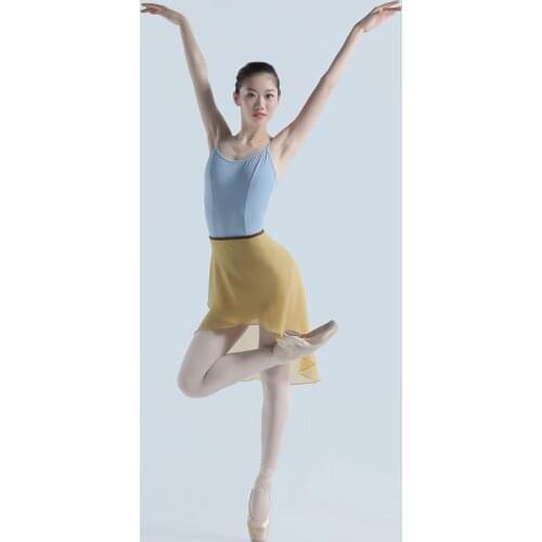 Fairy Ballet Dance Chiffon Skirt For Adult Ballerina Clothes Dancer Outfit Skating Costume Lyrical Dance Wear Wrap Skirt JL2315