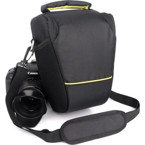 Photo Camera Bag Waterproof DSLR Bag Lens Case For Canon 1300D 750D 700D 500D 100D 1500D 200D 77D 6D 80D 800D Canon Shoulder Bag