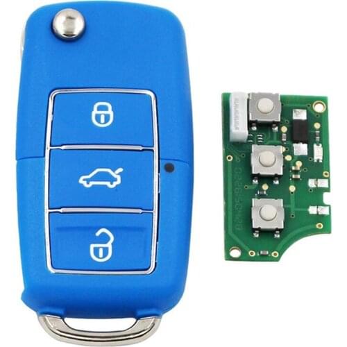 Wilongda universal remote key Keydiy B01-3 luxury Blue FOB 3 Button for Kd300 Kd900 urg200 tool