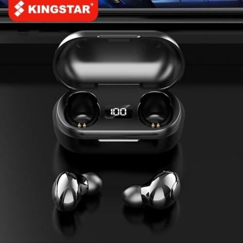 KINGSTAR Bluetooth-compatible Waterproof Headphones Sport Waterproof TWS Bluetooth Earphone Touch Control Wireless Headsets