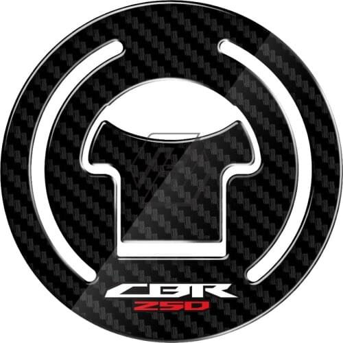 3D Carbon-look Motorcycle Fuel Gas Cap Protector Decals Case for HONDA CBR250 CBR 250 2011 2012