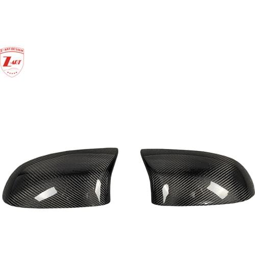 Z-ART carbon fiber mirror housing for BMW F85 F86 X5M X6M 2015-2018 replacement carbon fiber mirror cover for BMW X5M X6M