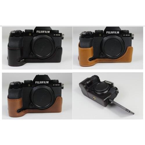 Pu Leather Protect Camera Half case Bag Grip for Fujifilm X-S10 camera, Fuji XS10