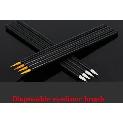100 Disposable Eyeliner Brushes/Fiber Eyeliner Pens/Waterproof Lip Liner Pens/Makeup Brushes Wholesale