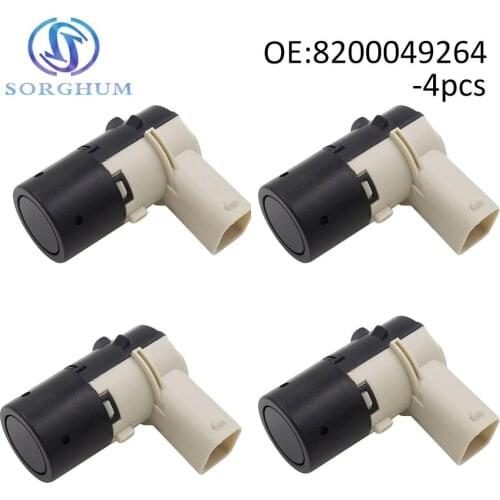 4pcs pdc Parking Sensors 8200049264 For Peugeot 207 207CC/Citroen C4 C5 Saab 9-5 6590H1 6590.H1 Radar Detector sensor 8200417705