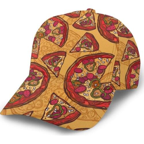 Pizza Outdoor Sport Caps Baseball Hat Men Women Visor Cap Baseball Cap Street Hip Hop Caps