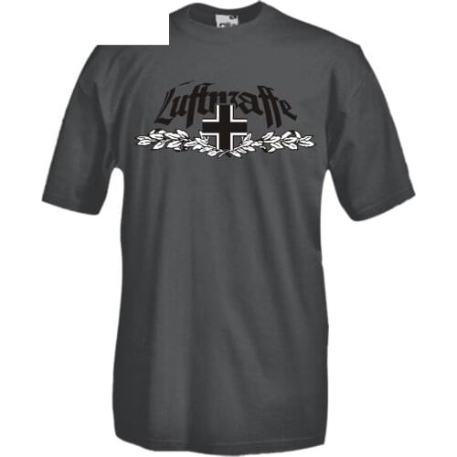 T-Shirt 2019 Brand Printing Fashion T-Shirt Men Clothing Maglietta Military A28 Luftwaffe Aviazione Militare Tedesca Ww2 T Shirt