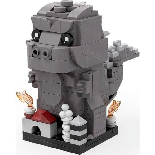 MOC MINI Animal Dolls Movies Anime Weirds Prehistoric Dinosaurs Bricks Model Building Blocks Movable Doll Educational MosaicToys