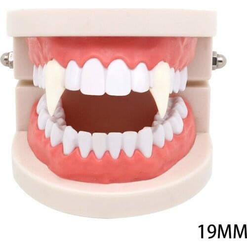 4 size Vampire Teeth Fangs Dentures Props Halloween Costume Props Party Favors Holiday DIY Decorations Horror Adult For Kids
