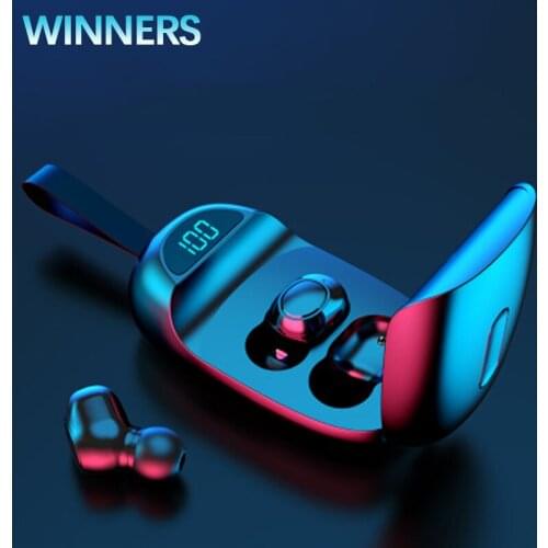 2020 New Bluetooth Wireless Headphones TWS Earphones Sports Earbuds HD Call Noise Canceling Waterproof LED Display Headset