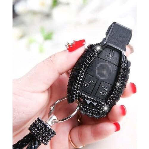 New Fashion luxury Diamond car key case cover woman girl gift accessories for Mercedes-Benz A/B/C/E/ML/GL/S/GLA/GLK/CLS/CLA
