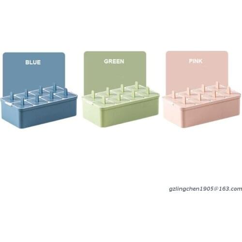 P8DE Square 8-grid Ice Cube Tray Kitchen Mini Ice Container for freezer Separate Design Ice Moulds Ice Lolly Sticks