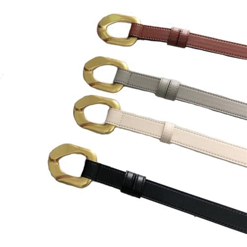 Nuleez copper buckle belt women fashion design waist decoration for dress gift or girls