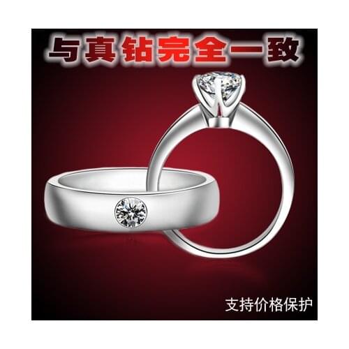 Luxury 2ct synthetic SONA stone weeding ring,couple weeding ring, Free Shipping