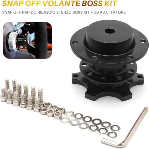 Universal Snap Off Rapido Rilascio Sterzo Volante Boss Kit Hub Adattatore Steering wheel quick release device car accessories
