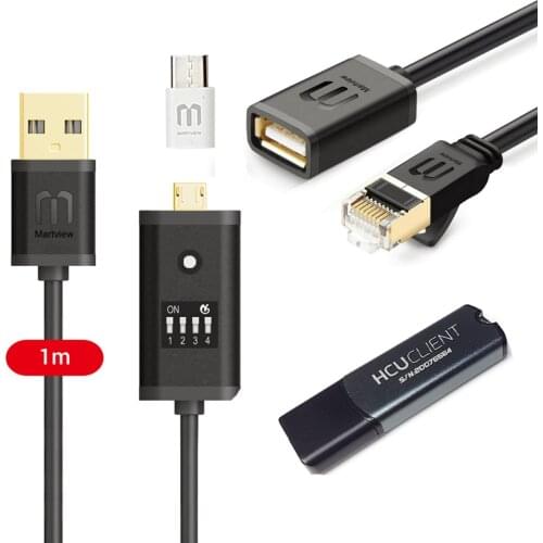 NEWSET HCU + DC Phoenix Dongle Universal for Huawei Repair Tool + FREE Martview All Boot Cable & Micro USB To Type-C Adapter