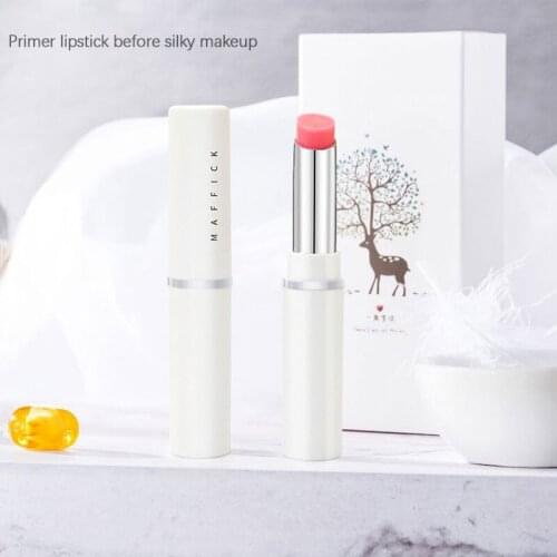 Temperature Changing Color Lipstick Moisturizer Waterproof Lasting Lip Cream Lipstick Primer Before Makeup Fades Lip Lines TSLM1