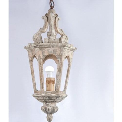 Vintage Wooden Pendant Light E27 LED Suspendu Lamp For Living Room Bedroom Kitchen Cabinet Vintage Home Decor Lamp