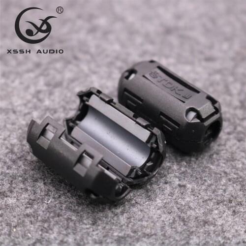 10pcs 5mm 7mm 9mm 11mm 13mm Magnetic Snap-on emc line ferrite core rf filter RFI EMI Noise Suppressor Cable Clip