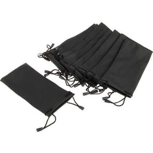 WH 1pc Portable Soft Cloth Waterproof Sunglasses Bag H5Y6