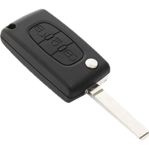 3 Buttons Folding Flip Car Remote Key Fob Case Cover for Citroen C2 C3 C4 C5 C6