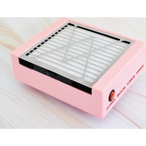 40W Strong Power Nail Dust Collector Art Salon Nail Fan Dust Collector Machine Vacuum Cleaner Fan with filter replacement