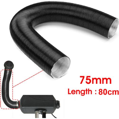 42/60/76mm Aluminum Foil Repair Insulated Duct Car Heater Accessories Aluminum Exhaust Fan Alum Hose Pipe Intake Outlet Tube