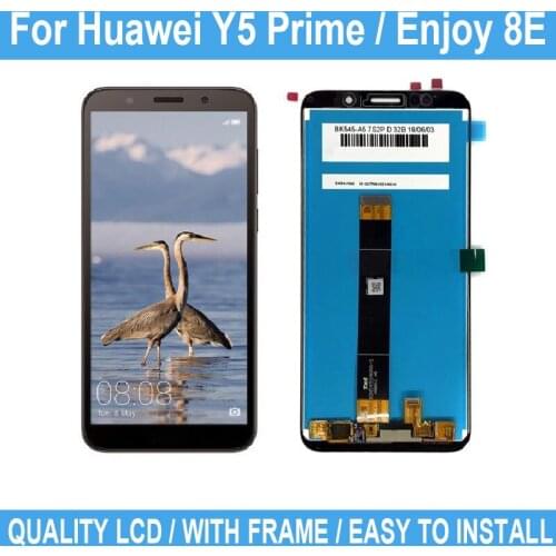 5.45" New Original For Huawei Y5 Prime Y5 2018 Display Touch Screen With Frame For Enjoy 8e Digitizer Replacement LCD Display