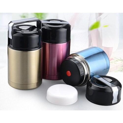 800ML 304 Stainless Steel Vacuum Flasks Thermoses thermo mug thermocup Lunch Box for Hot Food with Containers