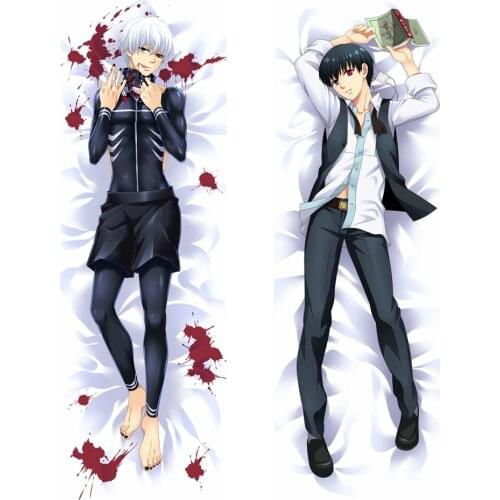 Anime JK Tokyo Ghoul Cool Dakimakura Body Pillow Cover Case Japan Cartoon Manga Ken Kaneki Male Hug Hugging Pillowcase