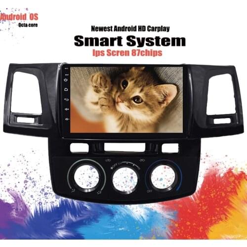 Android 10 6G RAM 128G ROM Car Radio Multimedia Video Player GPS Navigation For Toyota Fortuner HILUX Revo Vigo 2008 - 2014