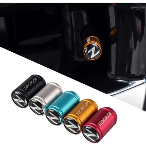 Car Styling Tire Valve Cap Wheel Parts for Nissan Z Logo 350-z 370z X-Trail Xterra Juke Note Leaf Murano Exterior Accessories