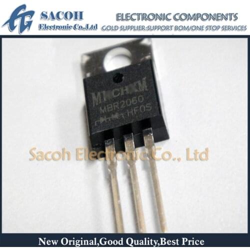 Free Shipping 10Pcs MBR2060 MBRB2060CT MBR2030CT MBR2035CT MBR2045CT MBR2070CT MBR2080CT 20A 60V Schottky Barrier Rectifier