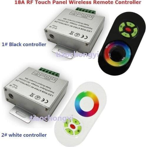 18A RF Touch Panel Wireless Remote Controller For 5050 RGB Led Strip DC12V/24V