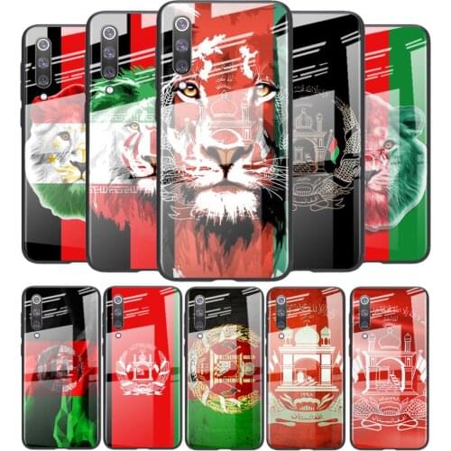 Tempered Glass Cover Afghan Afghanistan Flag For Xiaomi Mi 11 11i 10T CC9E 9T Note 10 Ultra Pro Lite 5G Phone Case