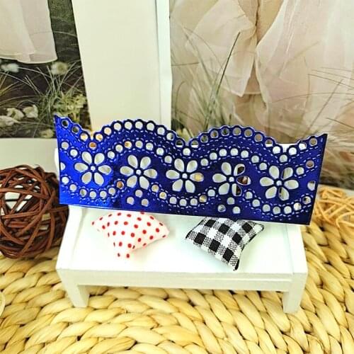 Deguang creative paper cutting machine metal scrapbook creative DIY greeting card 3D Flower edge lace decoration 2020 NEW