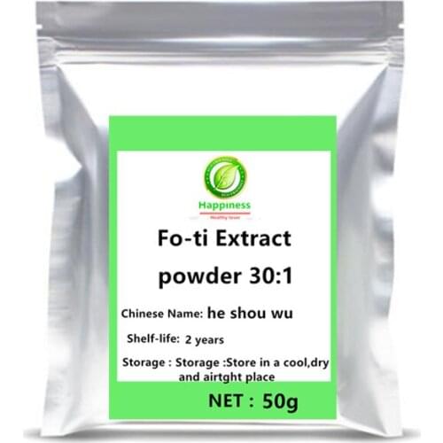 Hot sale Fo-ti Extract Powder Polygonum multiflorum root He shou wu adjustable women/men sex Promoting hair growth