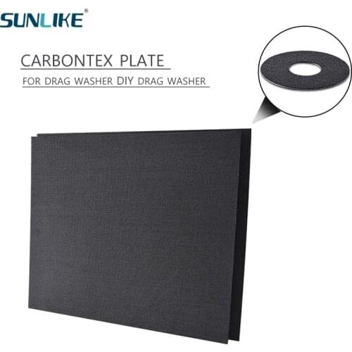 190 * 240mm Carbontex Board Panel For DIY Tug Washers For Fishing Reel Brake Friction Plate Thickness 0.5/0.6/0.7/0.8/1.0/1.5MM