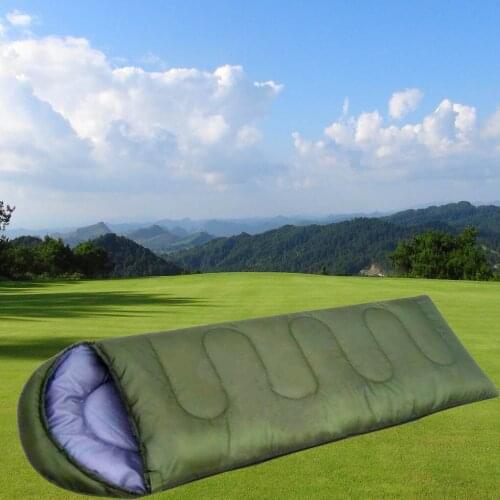 Envelope Waterproof Single Sleeping Bag 3 Season Traveling Camping Hiking Outdoor Activities Sleeping Bag