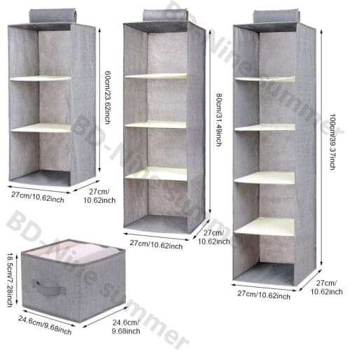 Creative Household Clothes Hanging Drawer Box Underwear Sorting Storage Wall Wardrobe Closet Organizer Shelves Organizadores