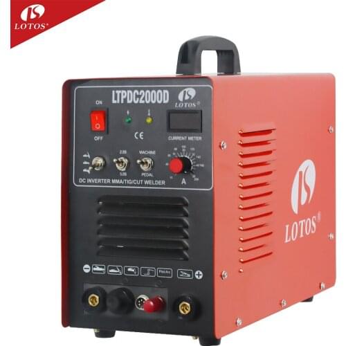 Lotos LTPDC2000D welder and plasma cutter tig welding machine price other arc welders hangzhou