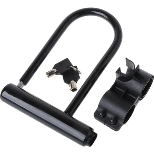 Universal U Lock Bike Bicycle Motorcycle Cycling Scooter Security Steel Chain