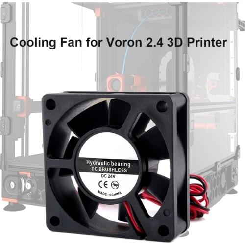 Hydraulic Bearing 24V Blower Cooling Fan Radiator Fan CPU Exhaust Cooler for Voron 2.4 3D Printer Radiator