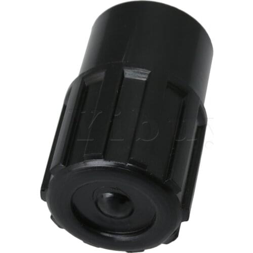 Yibuy Plastic Sax Plug Tenor Saxophone End Plug for Sax Accessories Black Internal diameter 2.45CM