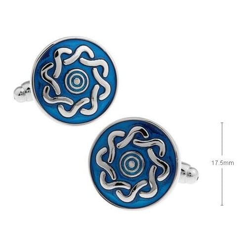 20pairs Vintage Traditional Cel tic Cuff links Copper Enamel Celtical Pattern Cufflink Mens Jewelry Mens Jewelry Accessory