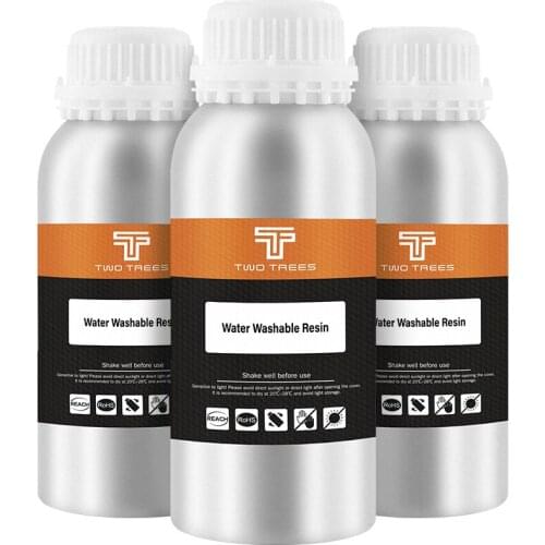 Twotrees LCD UV 405nm Water Washable Resin Rapid 3D Printer Resin for Photon Curing LCD 3D Printer Photopolymer Liquid 3D Resin